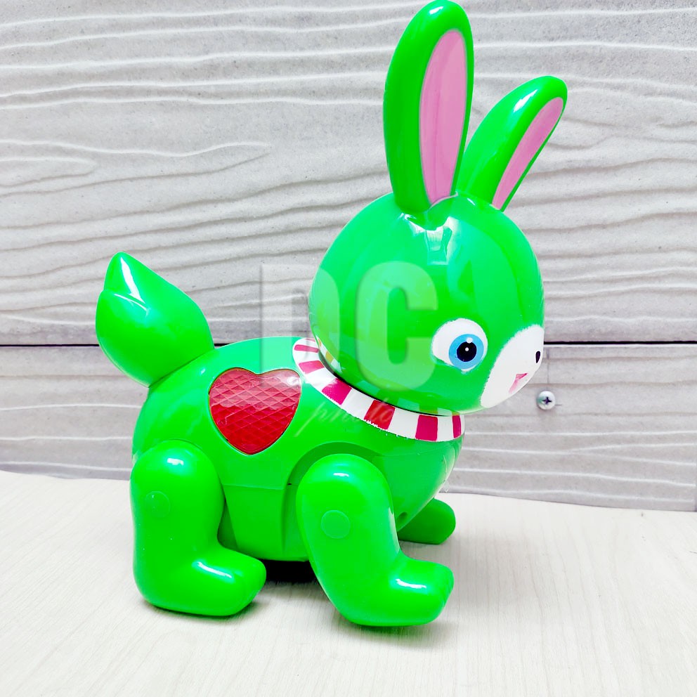 Funny Animal Dancing Bunny Mainan Robot Kelinci Goyang Menari Ada Musik &amp; Lampu