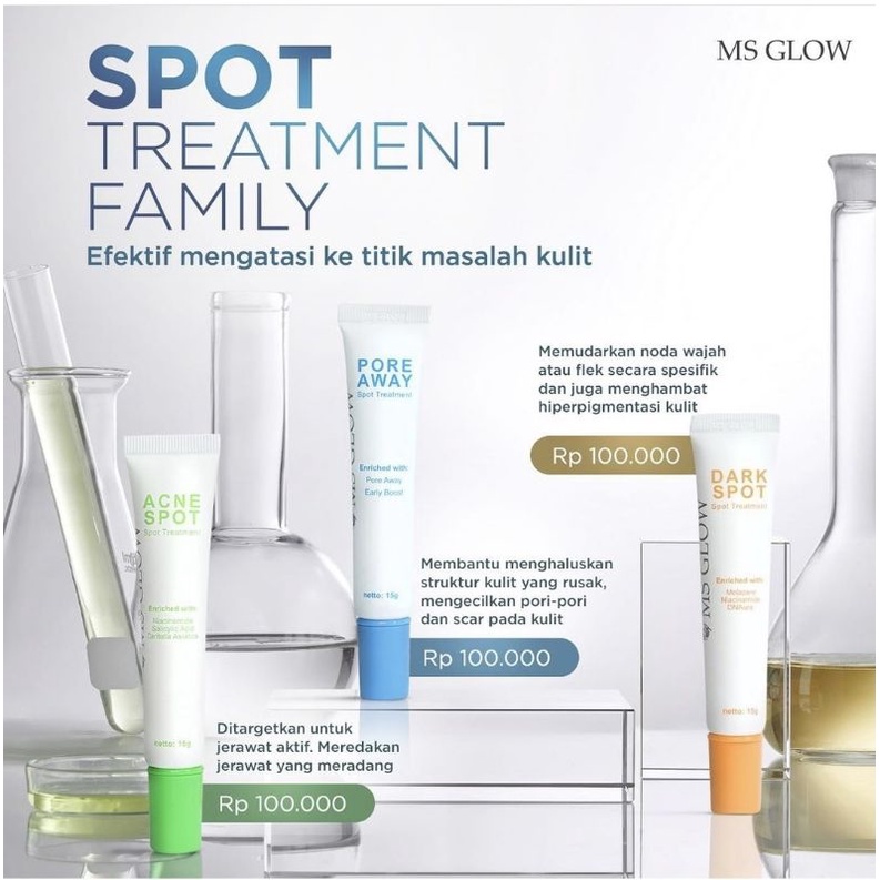 MS GLOW ( acne spot /dark spot/ pore away)