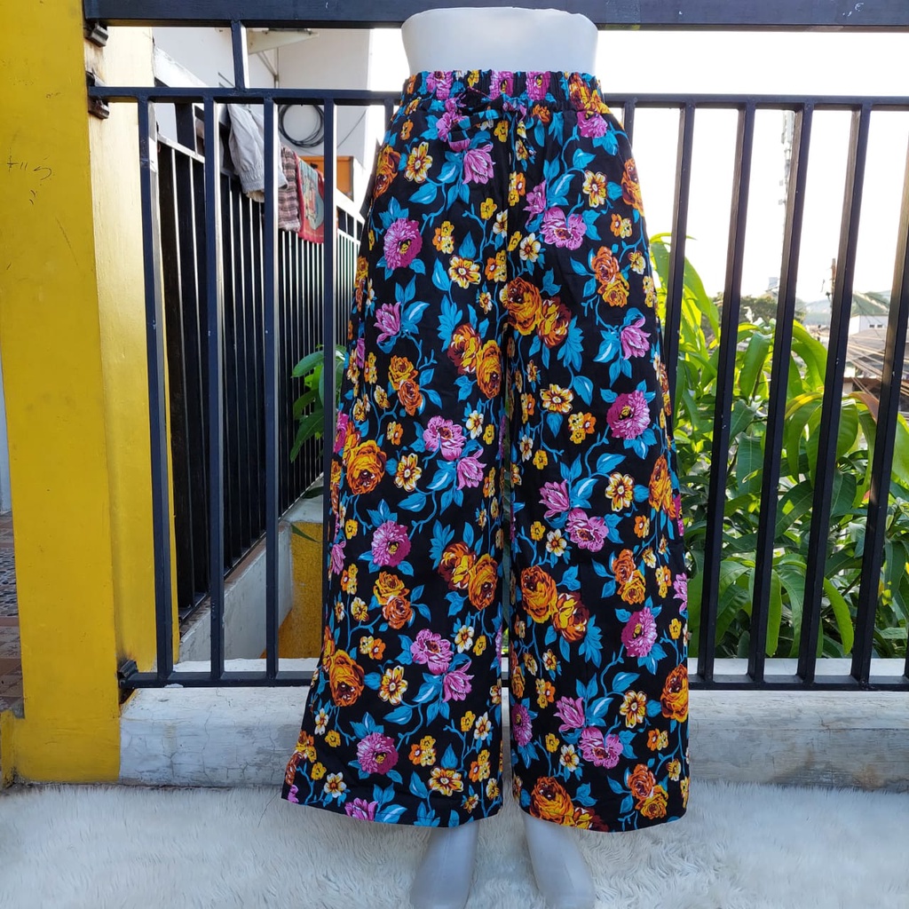 Kulot panjang katun motif keren-motif no.47