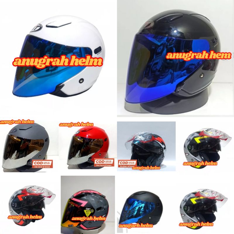 HELM KYT DJ MAXI MOTIF/POLOS PAKET GANTENG ORIGINAL