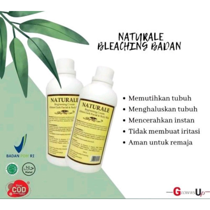 NATURALE BRIGHTENING BODY CREAM/BLEACHING NATURALE/KRIM PEMUTIH BADAN