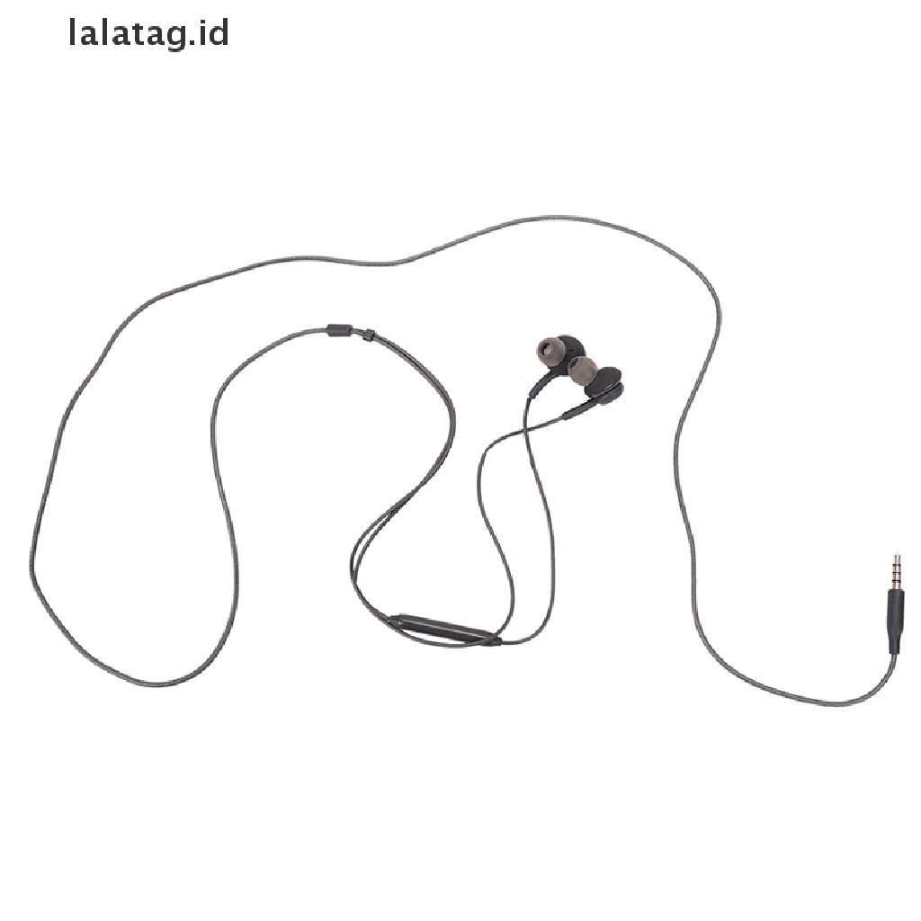 (Flyag) Earphone In ear Stereo Super Bass Dengan Mic + Kabel Jack 3.5mm (ID)