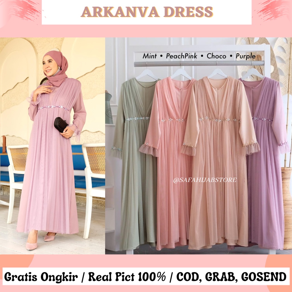 ARKANVA DRESS  DRESS RAYA  DRESS LEBARAN  SERAGAMAN