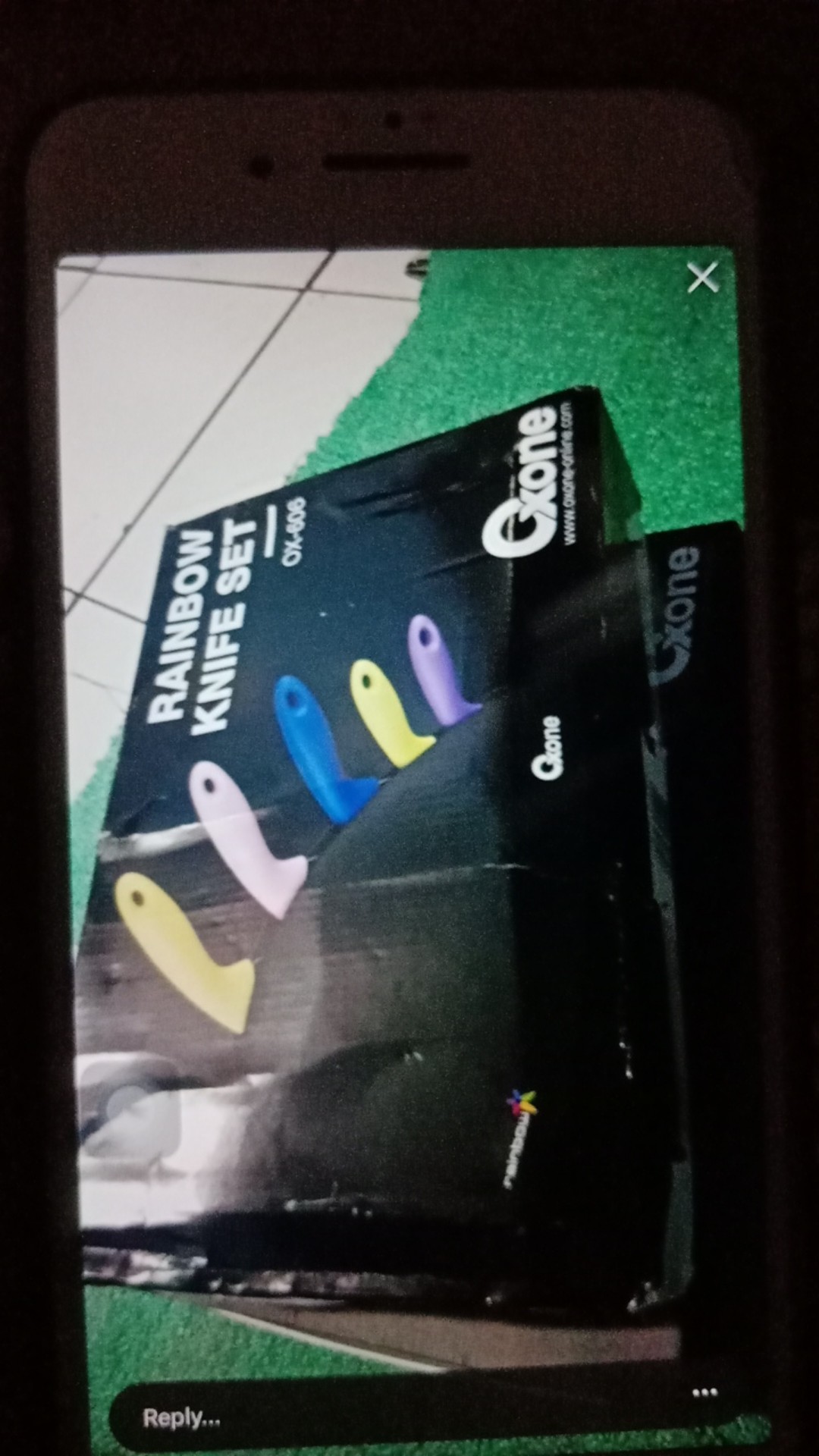 Na Oxone Pisau Dapur Set Rainbow Ox-606 | Ox 606 | Ox606