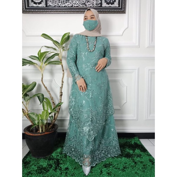 bismillah Gamis Malaysia terbaru/gamis brokat/baju pesta/baju wisuda/dress party