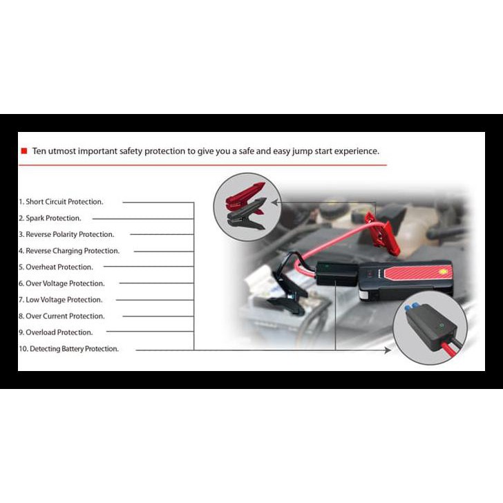 Shell Powerbank Jump Starter - Jumper Aki Mobil Special