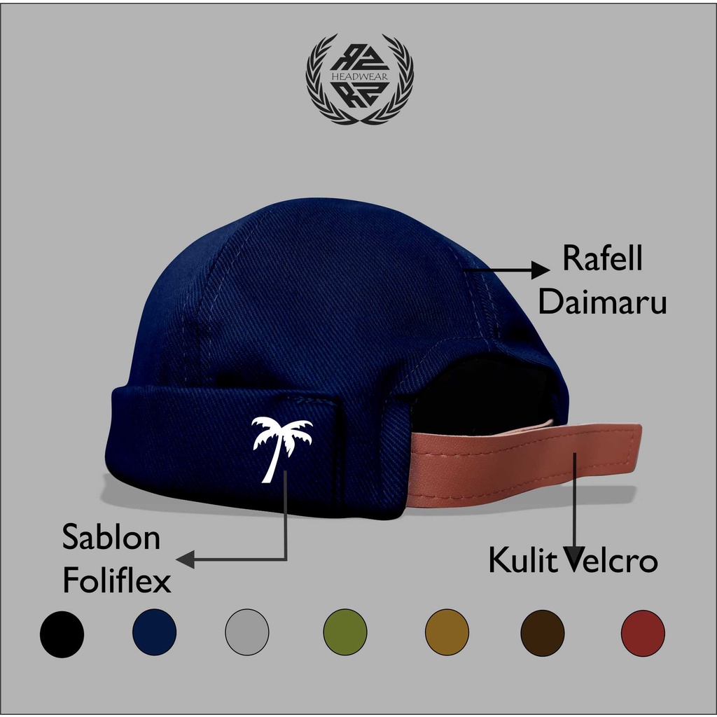 Topi Pria Dewasa Peci Uas (Mikihat) Logo Coconut Aksesoris Kekinian