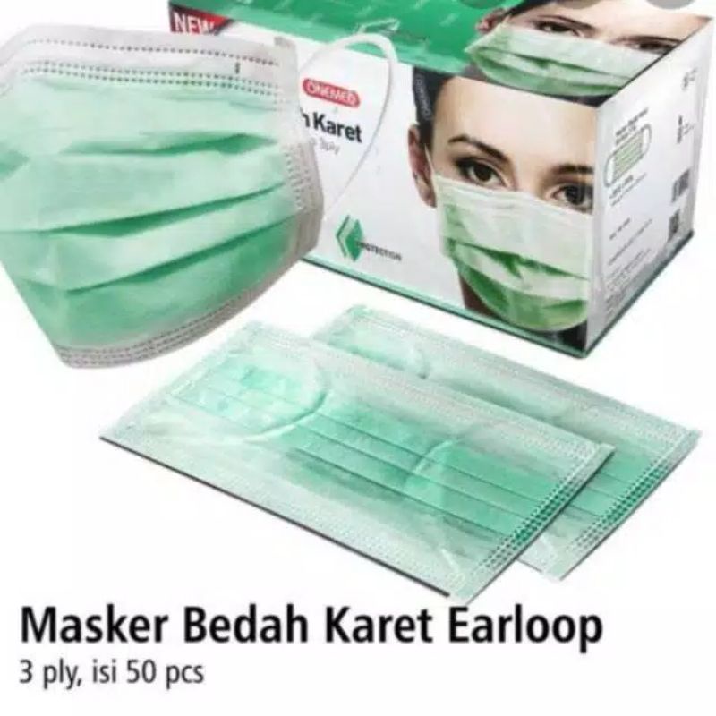 onemed masker medis earlop 3play