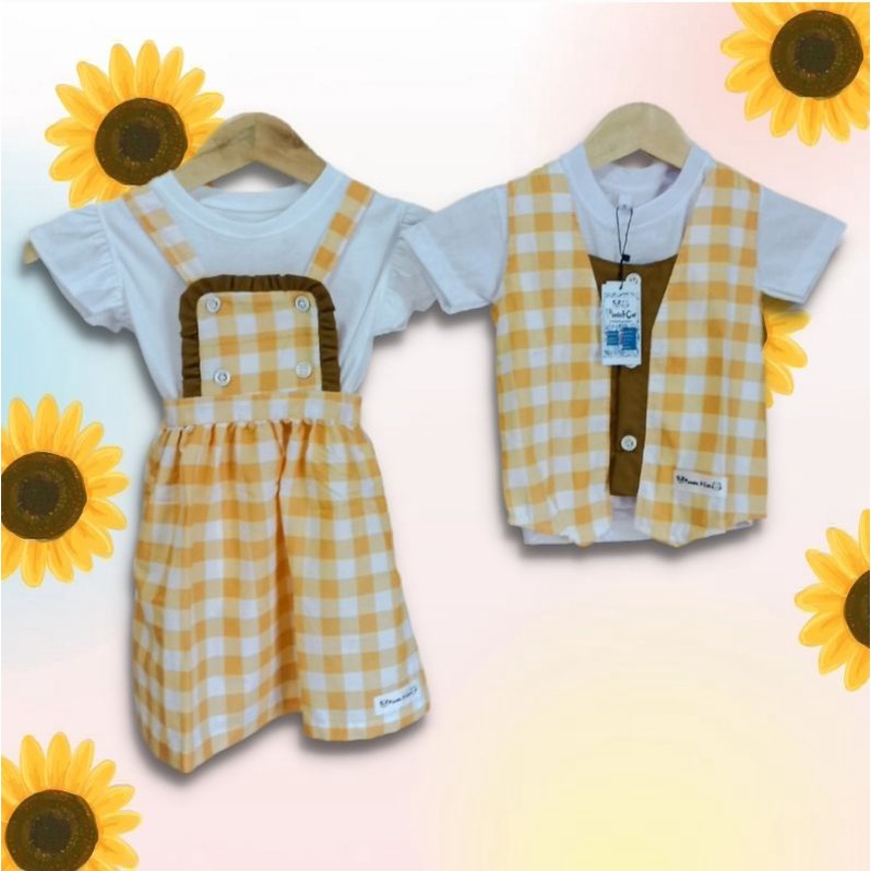 Inner kaos dalam series-2  Baju Anak Kembar Cowok Cewek