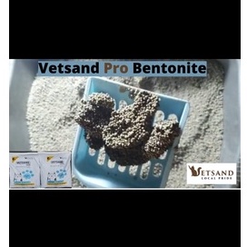 VETSAND PRO BENTONITE ZEOLITE Pasir Kucing Gumpal bentonite 20KG / 25 Liter Wangi LEMON KOPI LAVENDER murah catlitter mirip cub n kit top kawan