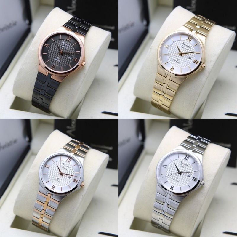 JAM WANITA SAPPHIRE ALEXANDRE CHRISTIE 8541 AC8541 LD ORIGINAL BERGARANSI RESMI