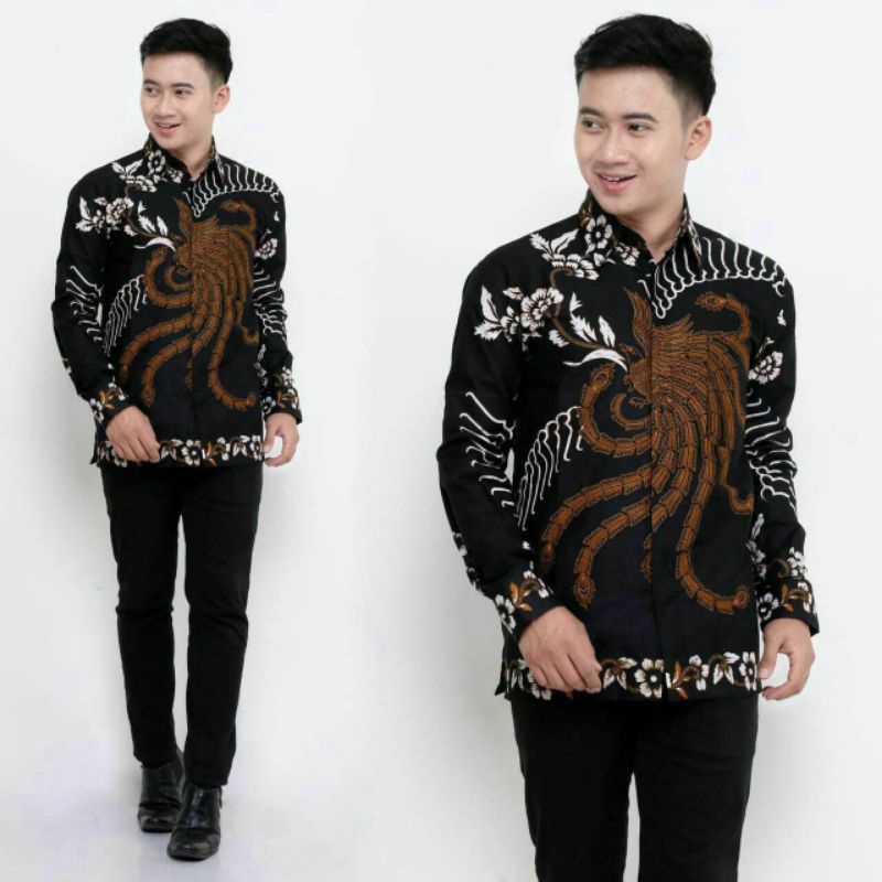 BATIK KEMEJA LENGAN PANJANG BIG SIZE JUMBO M,L,XL,XXL,3XL,4XL,5XL Dan Hem Lengan pendek jumbo