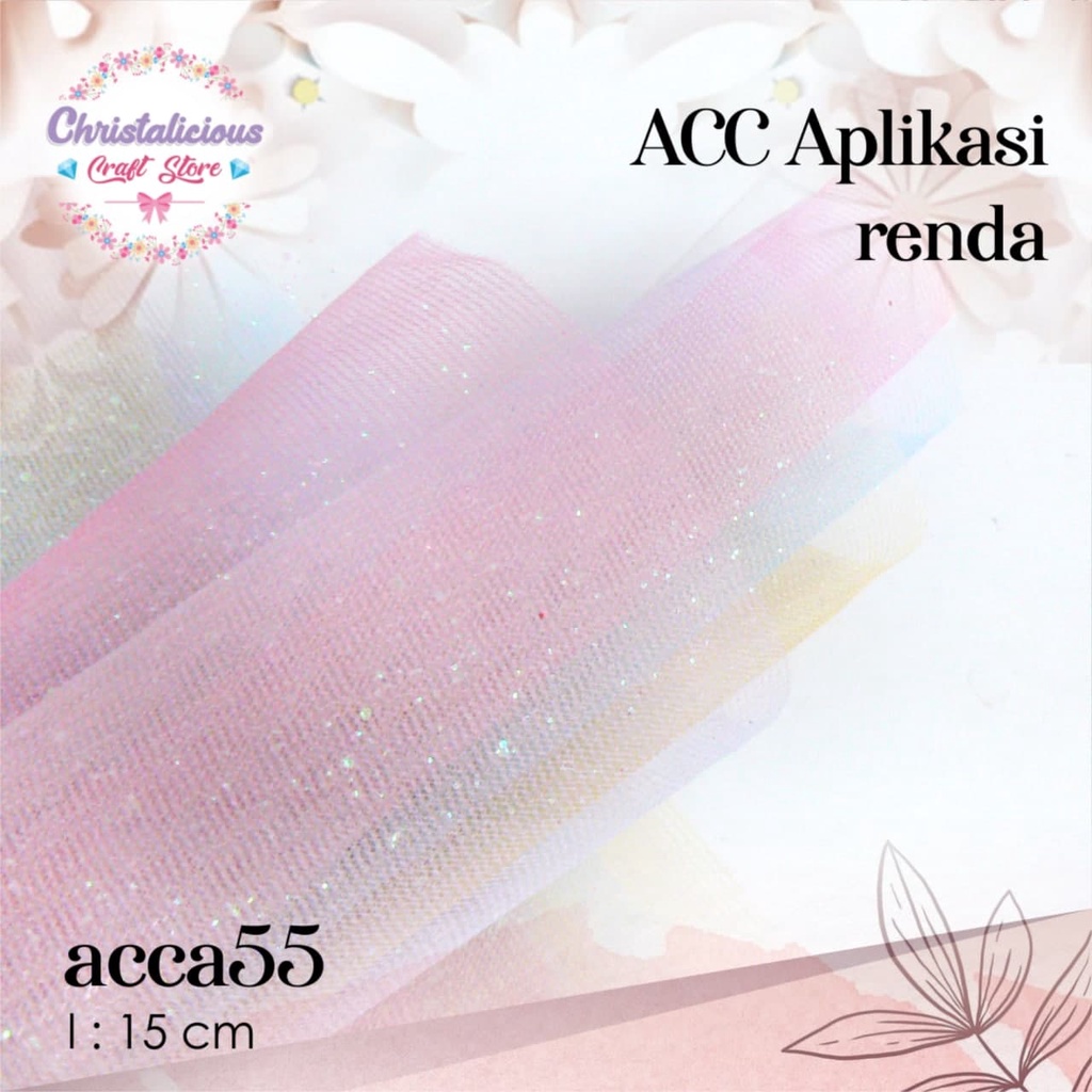 Tile gliter, tile korea, tile craft lebar 6cm, tile craft lebar 15cm, tile cantik warna pastel