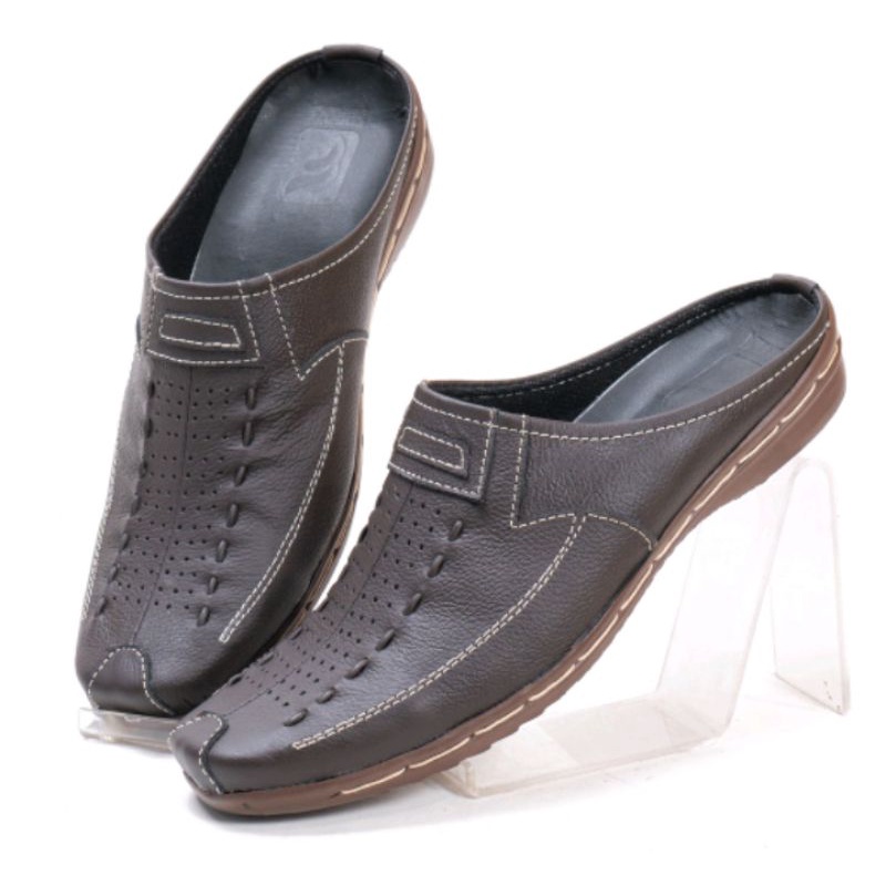 Sepatu Sandal Bustong Pria Kulit Sapi Asli BWF05 Fordza