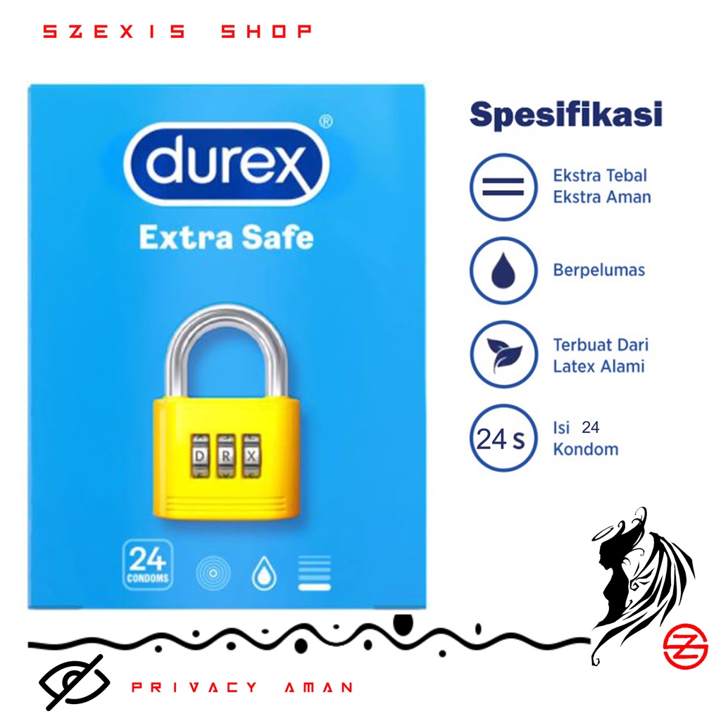 KONDOM DUREX EXTRA SAFE -24 pcs