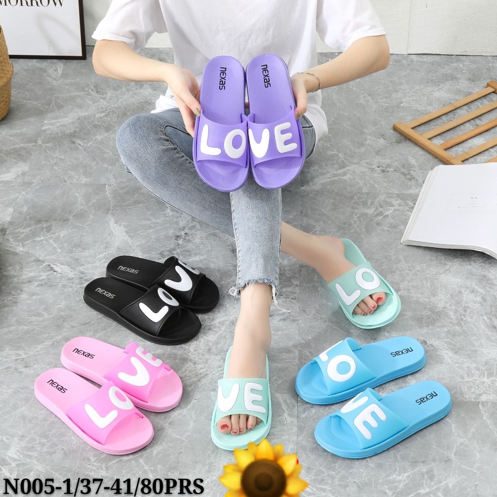 Sandal Karet Jelly Wedges Wanita import Model Terbaru Original Kekinian by AGUNG STYLE Balance N005-1