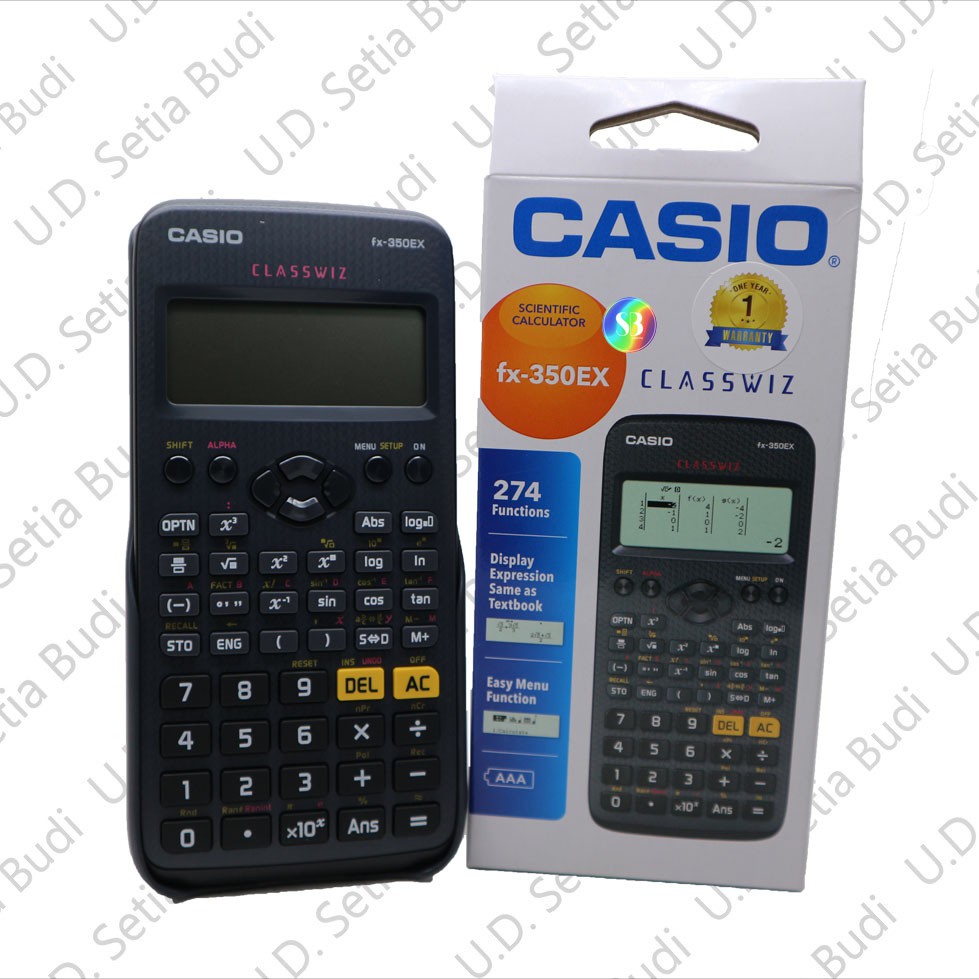 Kalkulator Scientific Casio 350EX Classwiz Asli dan Bergaransi