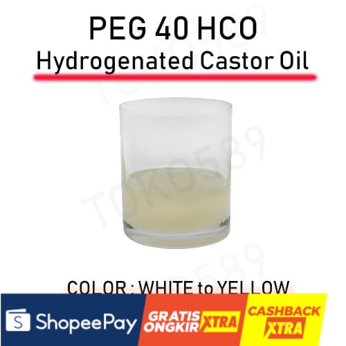 

PEG 40 Hydrogenated Castor Oil 100ml - Emulsifier / Surfactant