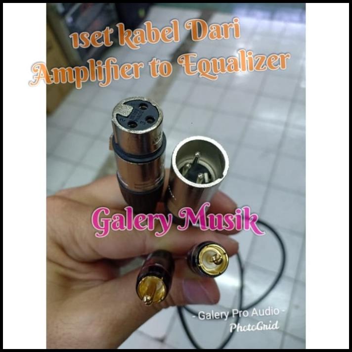 Jual Kabel Audio Canare Mixer Amplifier Ke Equalizer /Audio Professor 1