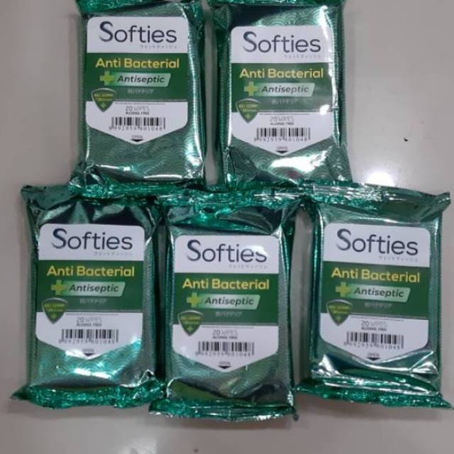 Tissue Basah Antiseptic Antibacterial Softies