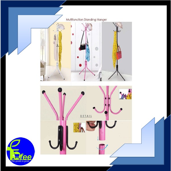 [IMPORT] - (TOPI) Stand Hanger/Gantungan Berdiri Multifungsi Kode SH1