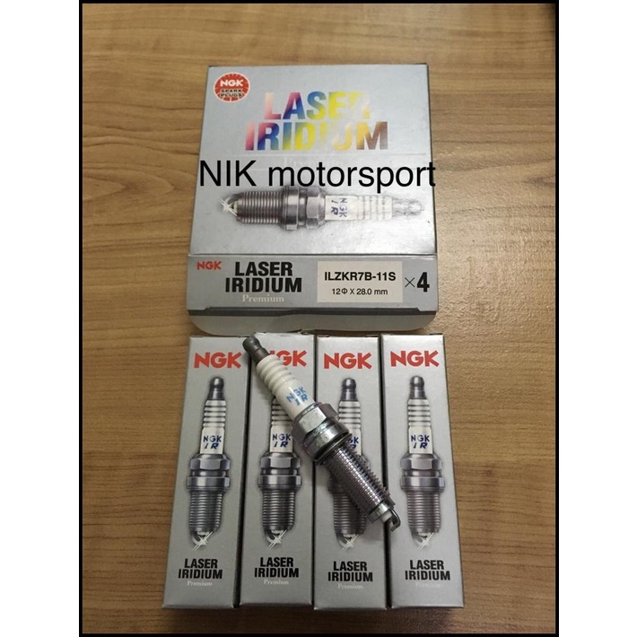 Ngk Busi Laser Iridium Ilzkr7B-11S 4Pcs
