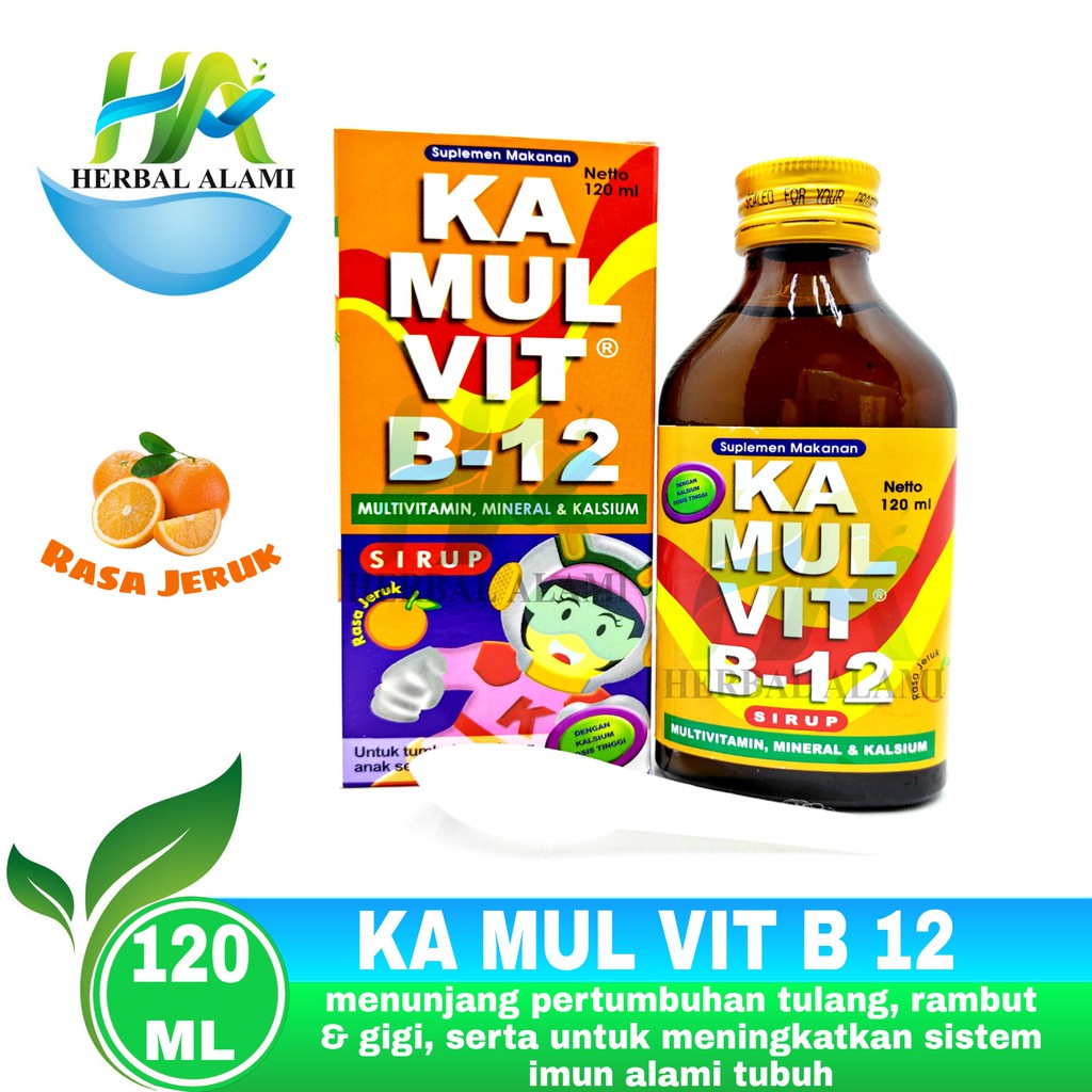 Kamulvit Vitamin B 12 - Rasa Jeruk