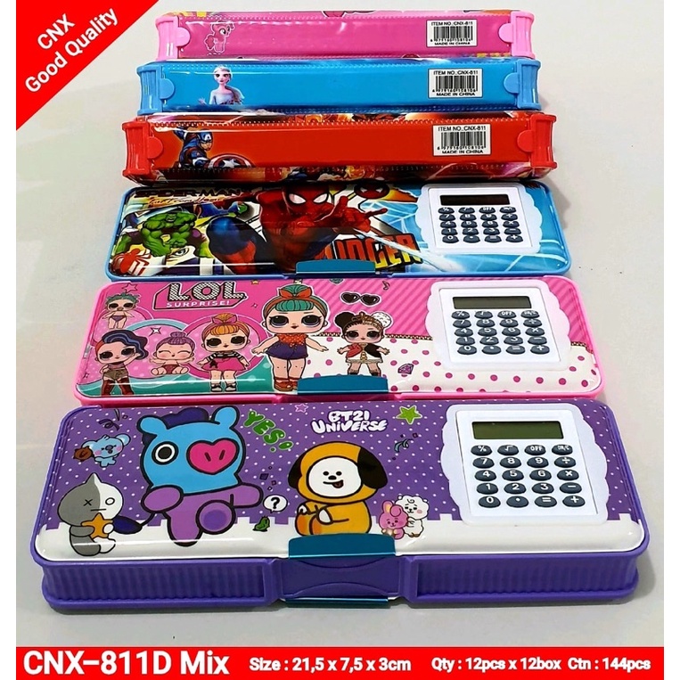 

pencil case magnet kalkulator kode 811