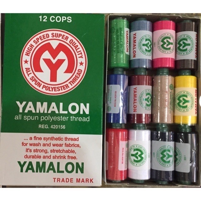 Benang Jahit Yamalon 40/2 500 yard isi 6 pcs - RANDOM / ACAK