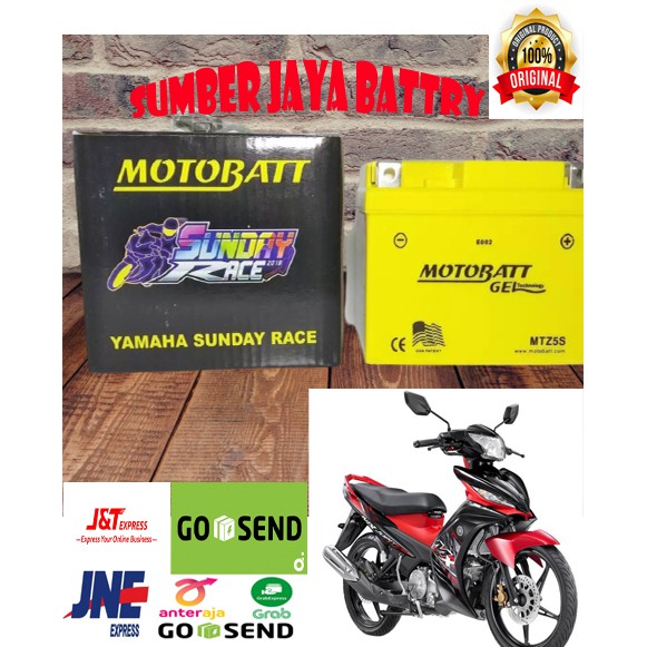 Aki motor yamaha new jupiter MX  MTZ-5S GS MOTOBATT YUASA BERKUALITAS ORISINIL