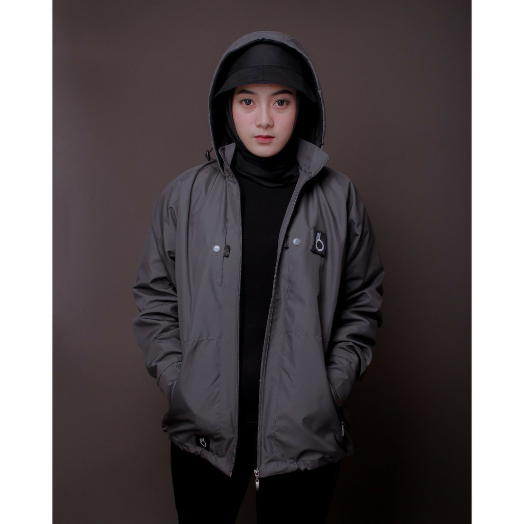 jaket parasut outdoor unuisex pria dan wanita