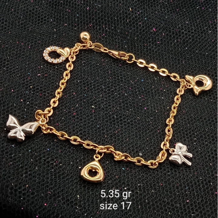 Gelang Emas 17K - 5.35 gr Kadar 750 - 602