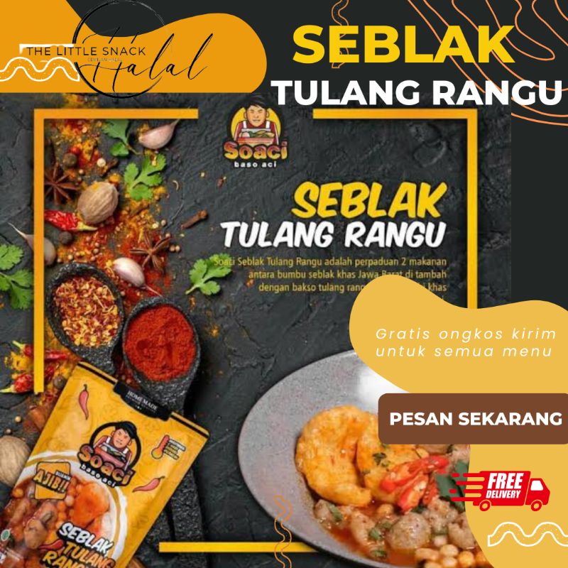 

Tulang Rangu Seblak Baso Aci Soaci Khas Garut Ajib