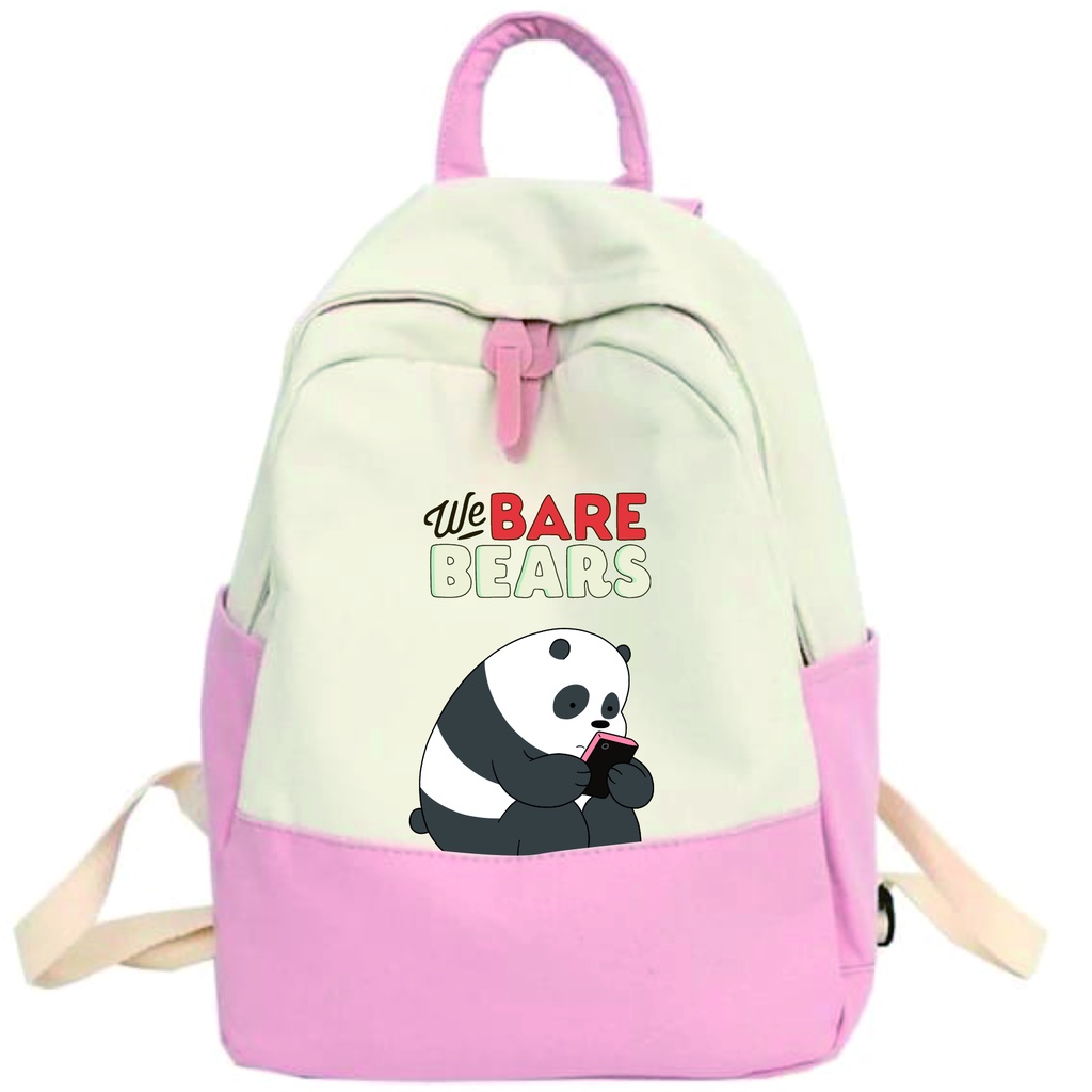 PVJ Tas Ransel Sekolah Motif Panda Style Korean Backpack School