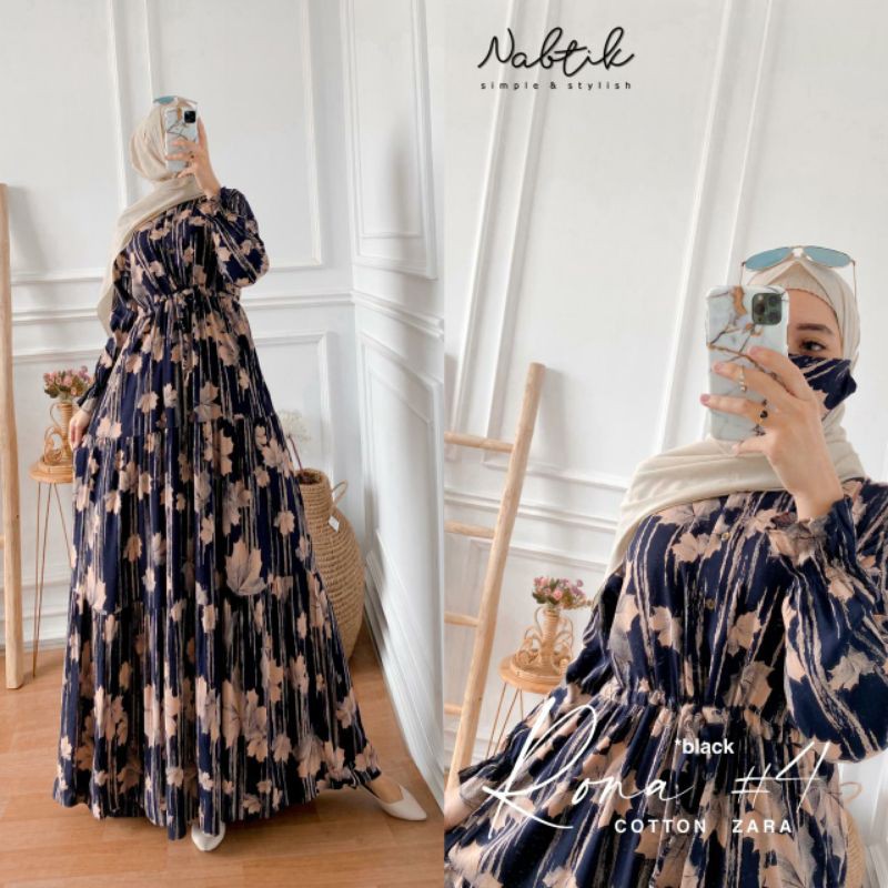 READY GAMIS RAYON PREMIUM RONA #4 ORIGINAL NABTIK SOLO