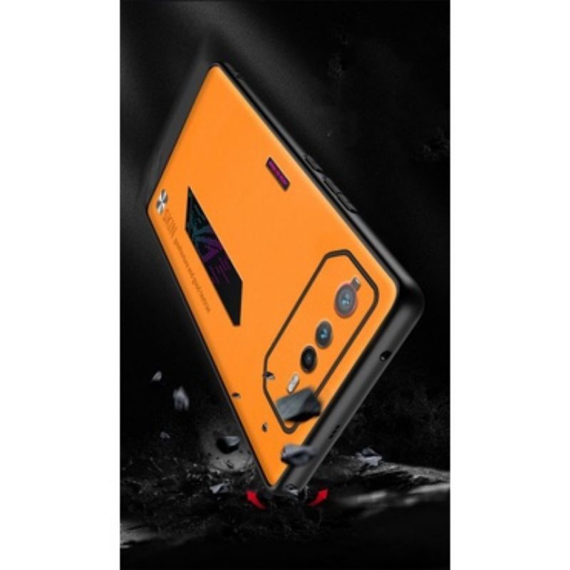 ASUS ROG phone 6 Case Premium Vegan Luxury Leather Design elegant Casing Sarung Hp