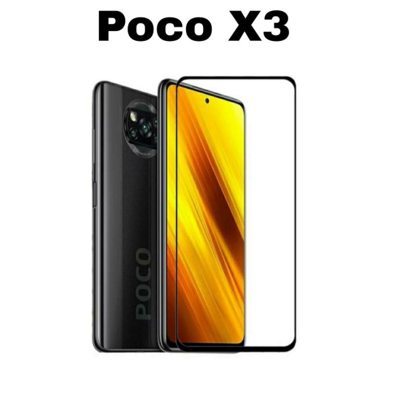 PROMO Tempered Glass Xiaomi Poco X3 X3 GT Full Layar Premium Quality