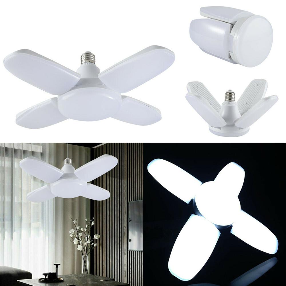 &lt;^ SJA ^&gt; Lampu 4 Baling Mini Fan Blade Led Light Bulb Lampu Bohlam 28 watt