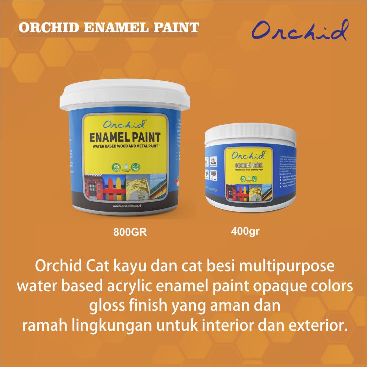 Jual Cat Besi Kayu Metalic Orchid Enamel Paint Gr Waterbased Shopee Indonesia