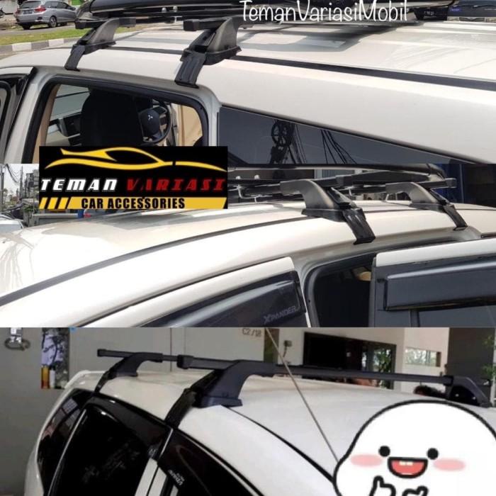 Cross Bar / Bagasi Atas / Roof Rack / CROSS BAR KAKI RACK JEPIT JEPIT BODY FORTUNER XENIA MOBILIO FR
