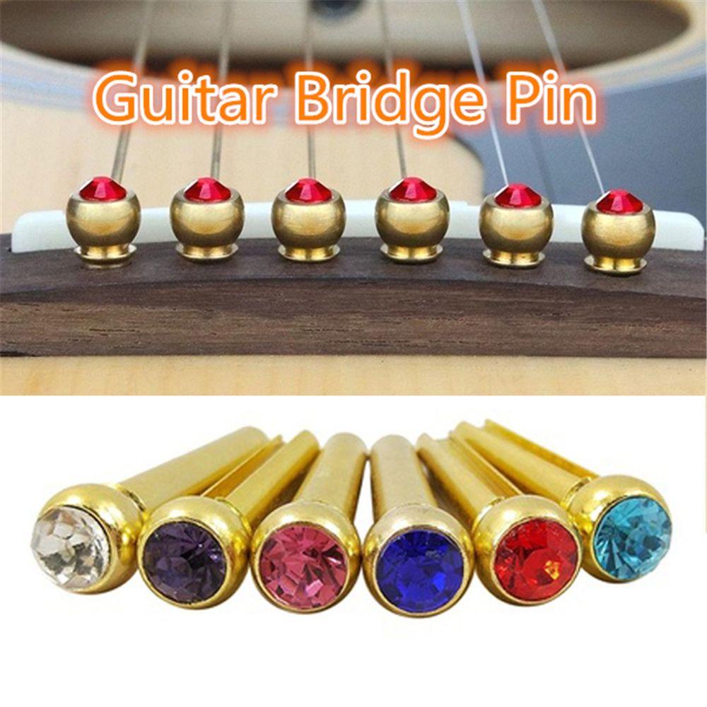 Paku Senar QUINTON Universal Warna-Warni Kuningan Alat Musik Stringed Bridge Pin