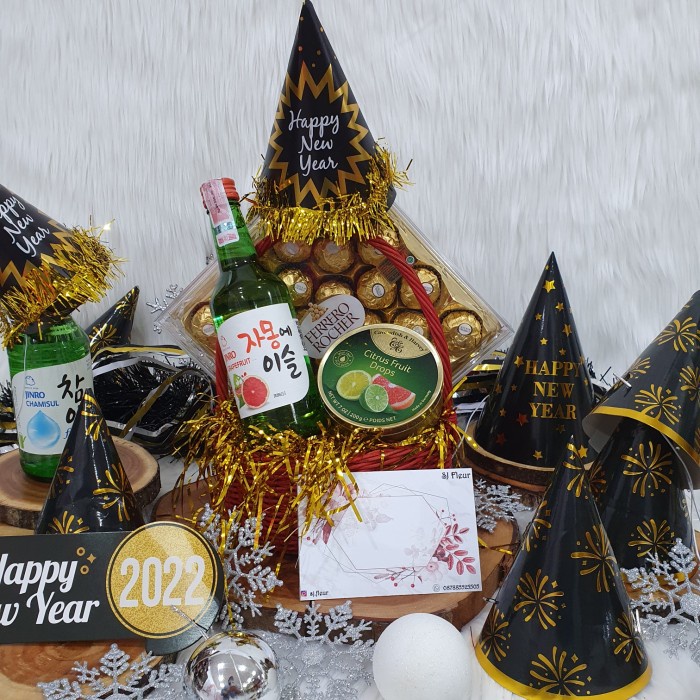 

Paket hampers tahun baru happy new year parcel coklat hadiah 5