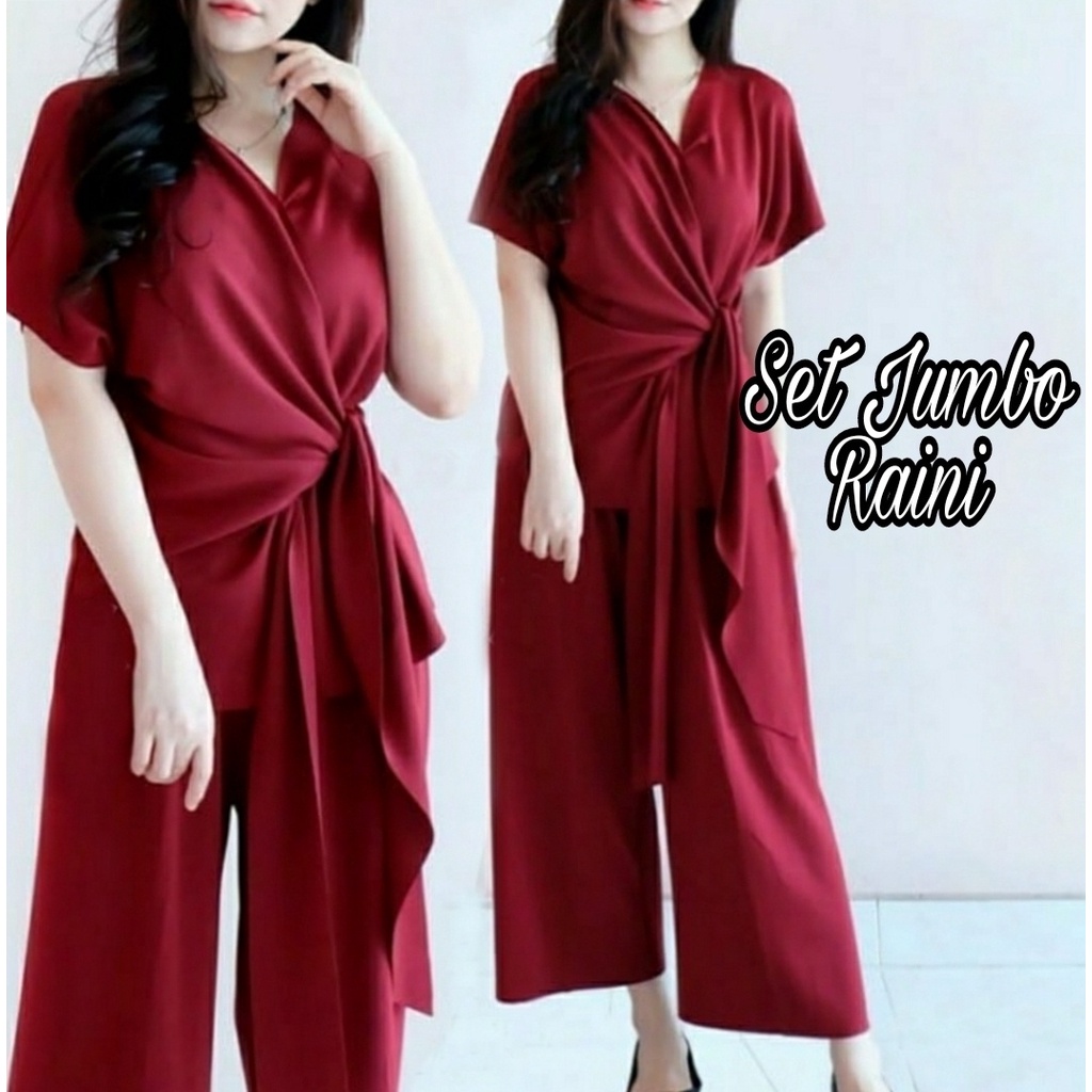 [HNFK] Setelan Wanita / Baju Setelan / Stelan Wanita Korea / Setelan / Stelan Jumbo