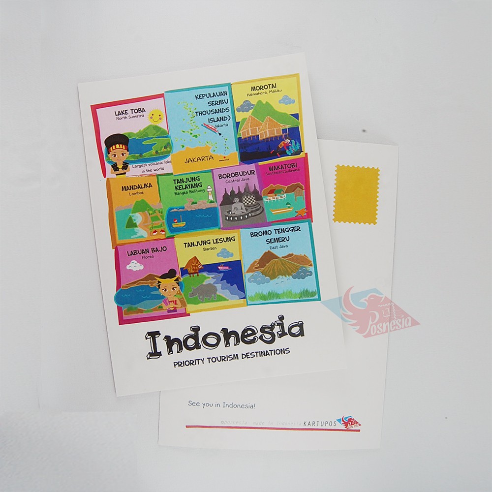 

Kartu Pos / Postcard - Tujuan Wisata Prioritas Indonesia