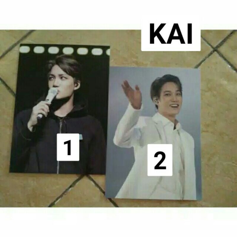 EXO ELYXION DOT POSTCARD KAI XIUMIN