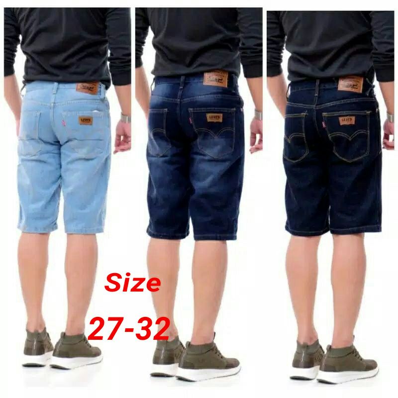 CELANA JEANS PENDEK PRIA LAKI LAKI COWOK CELANA JIN DENIM MURAH TERBARU