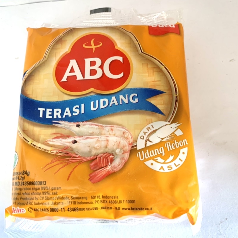 

Terasi Udang ABC 4,2gr per sachet