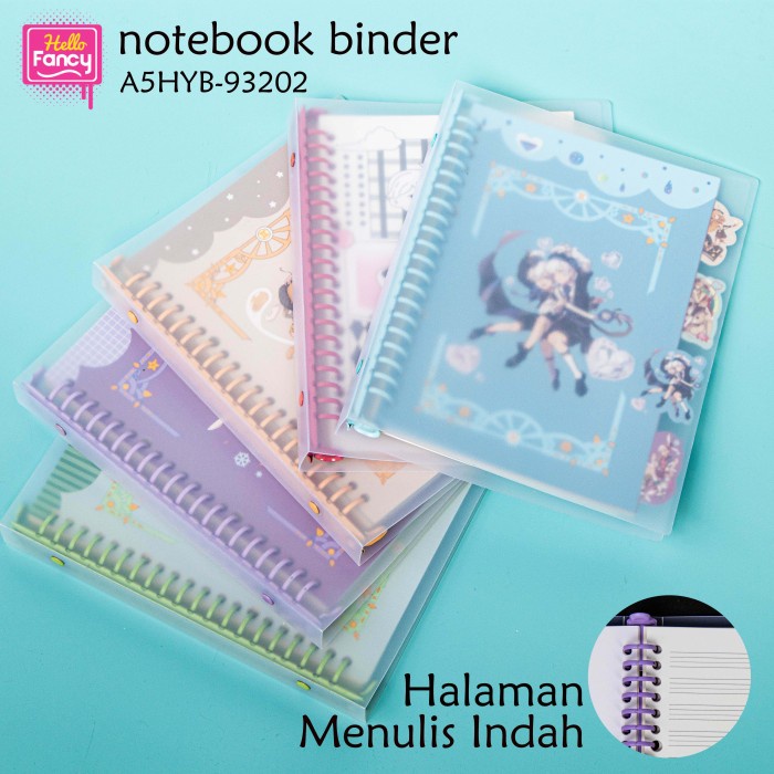 

Limited Binder Note A5 Tegak Bersambung 60 Lembar / Binder Fancy A5Hyb-93202 Bagus