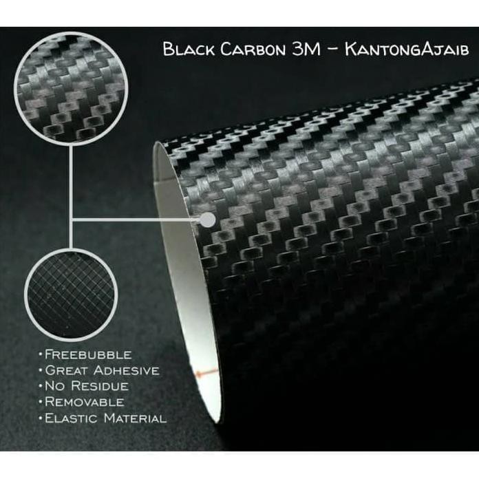 FINLAY GARSKIN CARBON BLACK OPPO A5S A7 A12 ANTI GORES BELAKANG HITAM RT1410