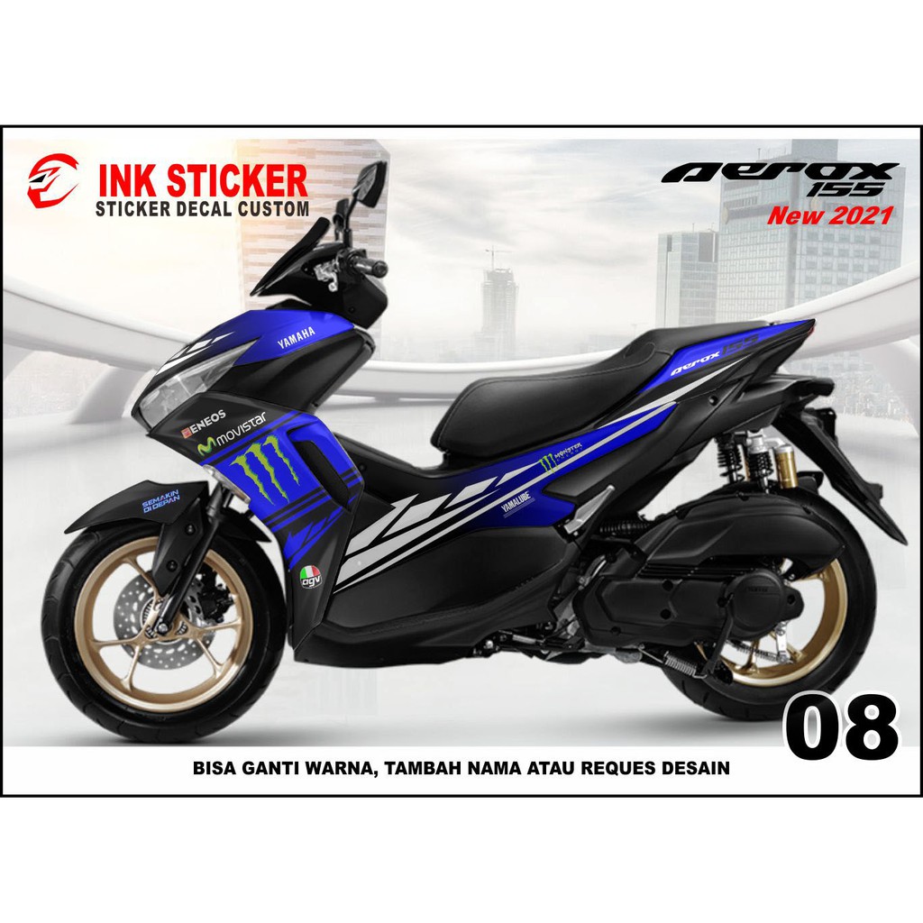 Sticker Decal Aerox 2021 08 Fullbody